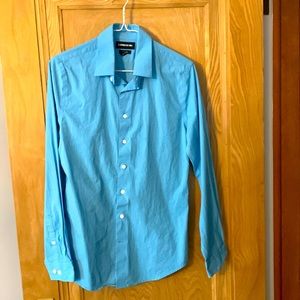 Mens extra slim button down shirt